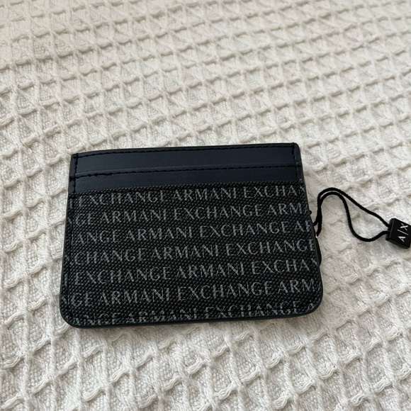 Armani Exchange All Over Logo Card Holder NWT - Picture 6 of 6